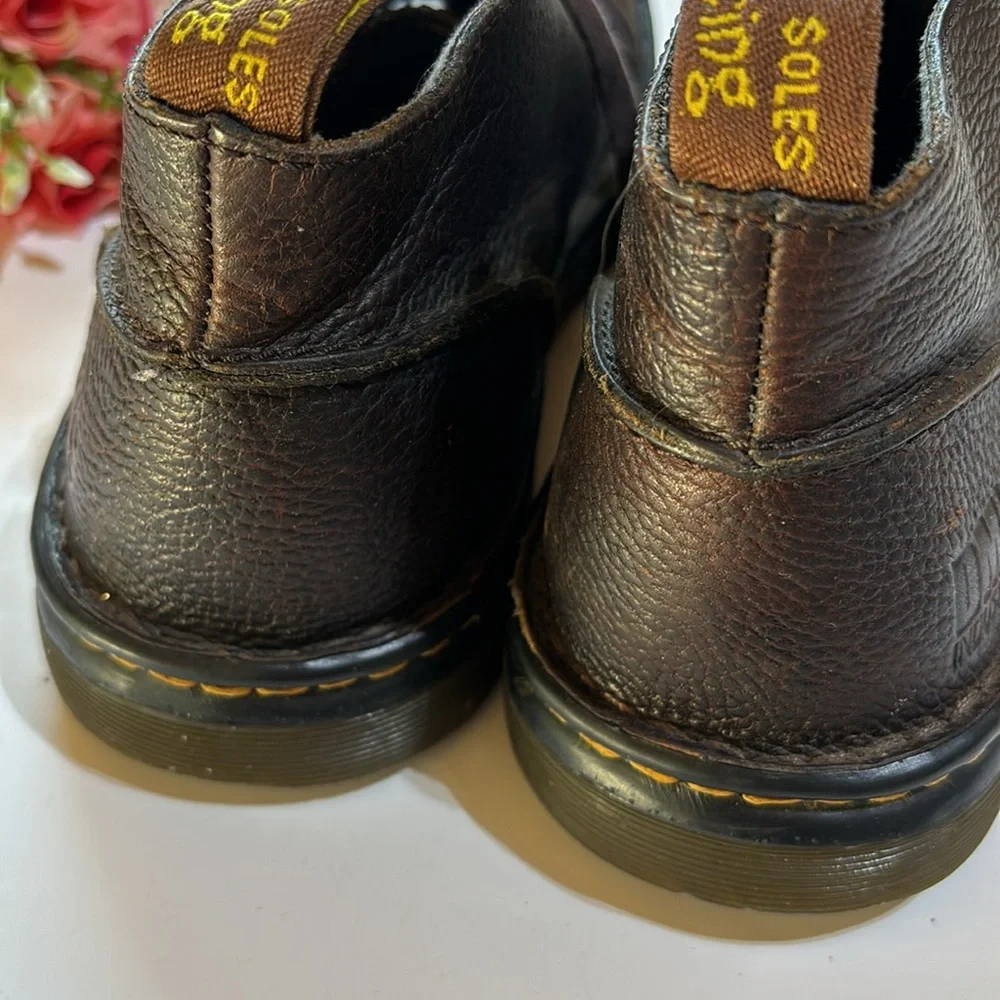 Doc MARTENS Chukka boots SUSSEX Size 9 BROWN 90s grunge boots 1800s men’s boots
